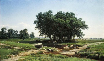 オークス 1886 古典的な風景 イワン・イワノビッチ Oil Paintings